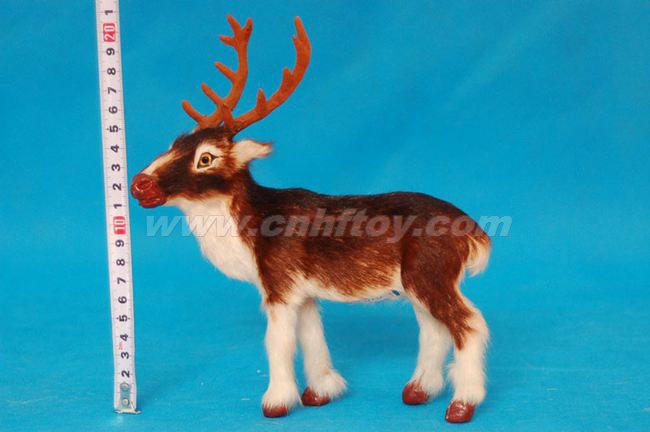 皮毛玩具鹿：L239菏�珊惴狡っ�工�品有限公司